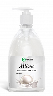 Жидкое крем-мыло Milana жемчужное с дозатором (флакон 500 мл) фото