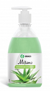 Жидкое крем-мыло Milana алоэ вера с дозатором (флакон 500 мл) фото