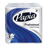 Туалетная бумага Papia Professional, 3 слоя фото