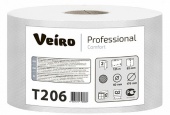 Туалетная бумага в средних рулонах Veiro Professional Comfort T206 фото