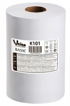 Полотенца бумажные в рулонах Veiro Professional Basic K101 фото