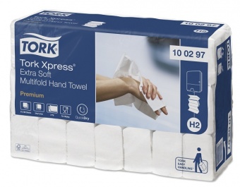 Tork Xpress® листовые полотенца сложения Multifold ультрамягкие фото