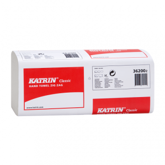 Полотенца V-сложения Katrin Classic Hand Towel Zig Zag 362002 фото