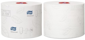Tork туалетная бумага Mid-size в миди-рулонах фото