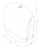 Диспенсер для рулонов туалетной Katrin Inclusive Gigant Toilet L Dispenser - White 90083 фото