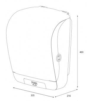 Диспенсер Katrin Inclusive System Towel Dispenser - Black 92025 фото