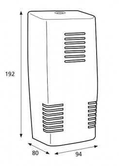 Диспенсер Katrin Ease Air Freshener Dispenser - Black 104513 фото