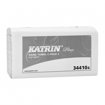 Полотенца C-сложения Katrin Plus Hand Towel C-fold 2 EasyFlush 344104 фото