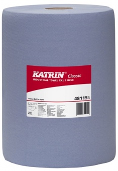 Протирочные материалы в рулонах Katrin Classic Industrial Towel XXL2 Blue laminated 481153 фото